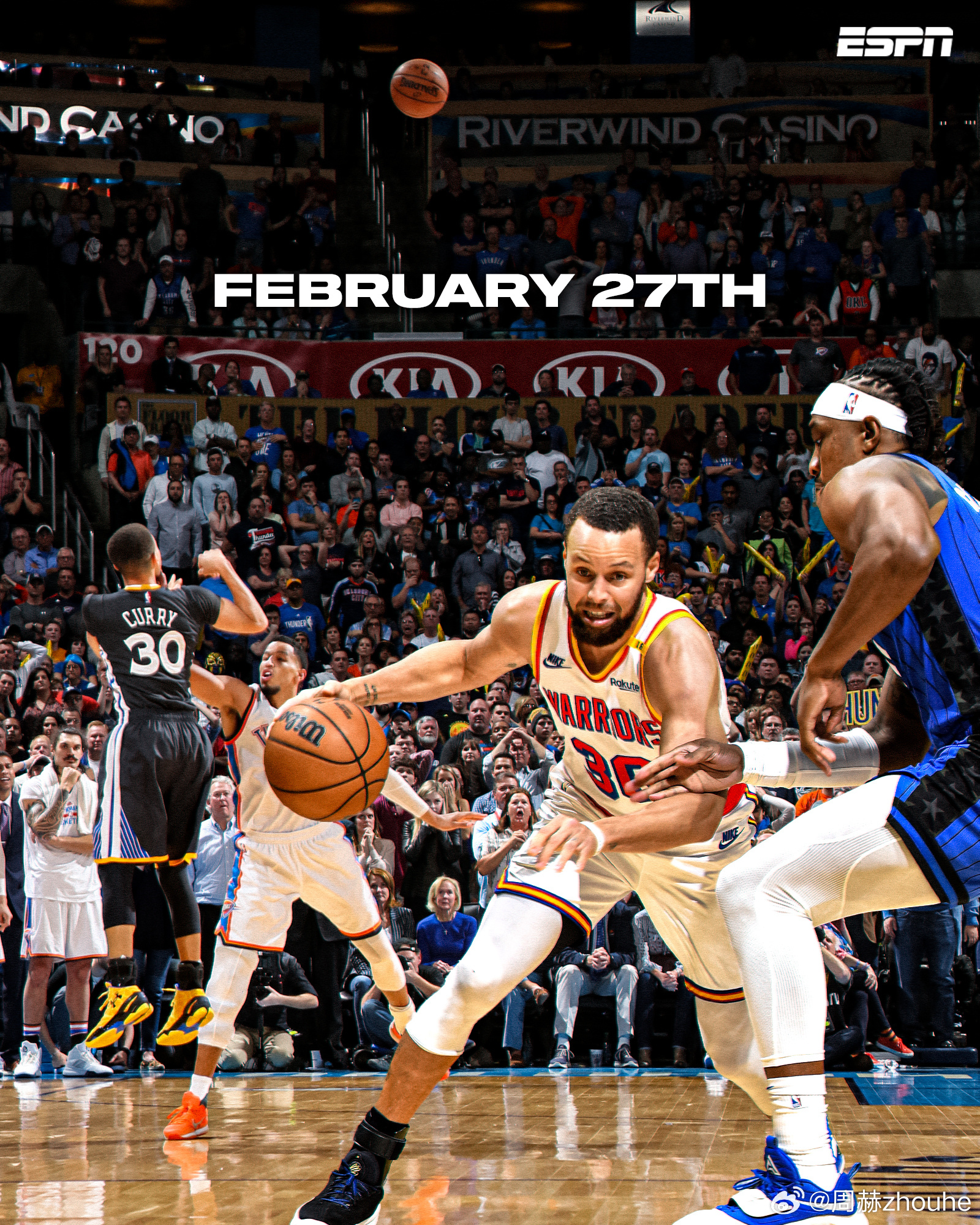 库里狂砍迎来胜利分，逆转取胜迎来新赛季高光！